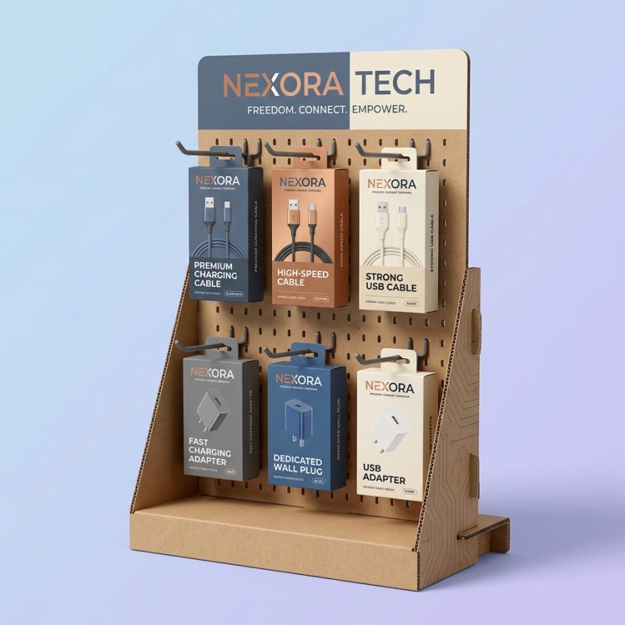 Custom Cardboard Display Stands, construction detail