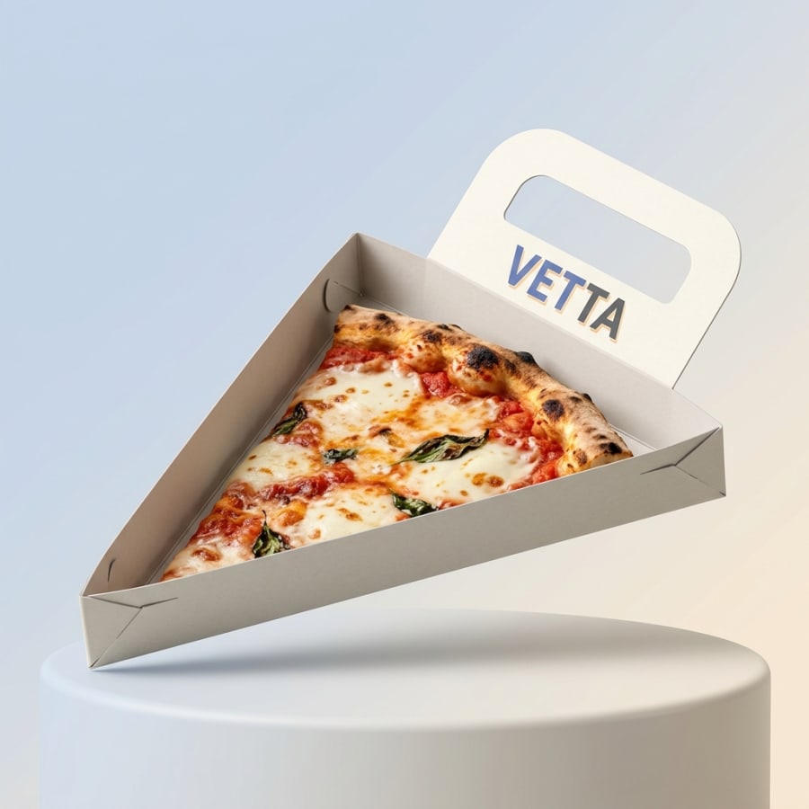 Pizza Slice Paper Trays, construction detail