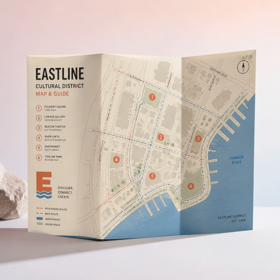 Custom Printed Leaflets, construction detail