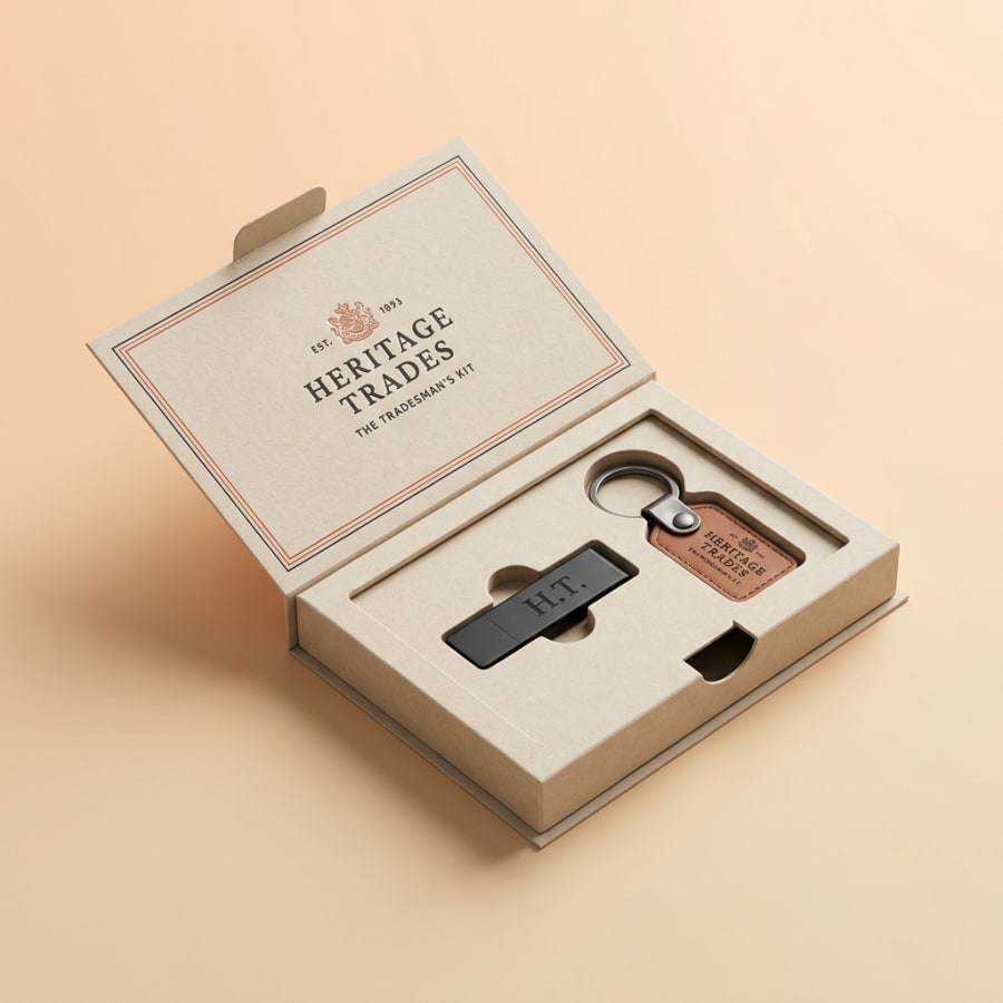Gift Kit for Promotional Products, construction detail