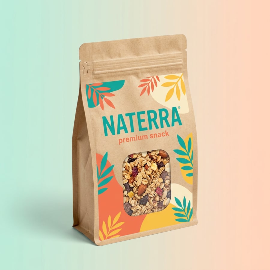 Ziplock Paper Bags with Window, construction detail