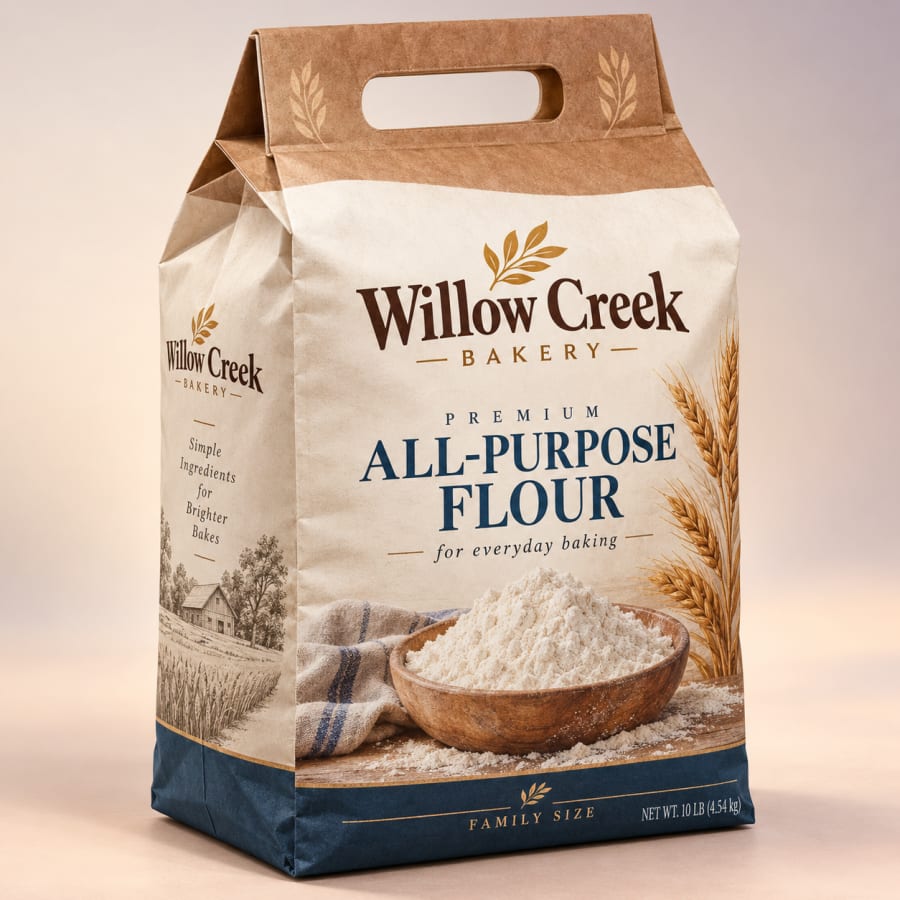 Flour Packaging Bags, construction detail