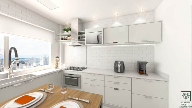 O charme do ambiente clean