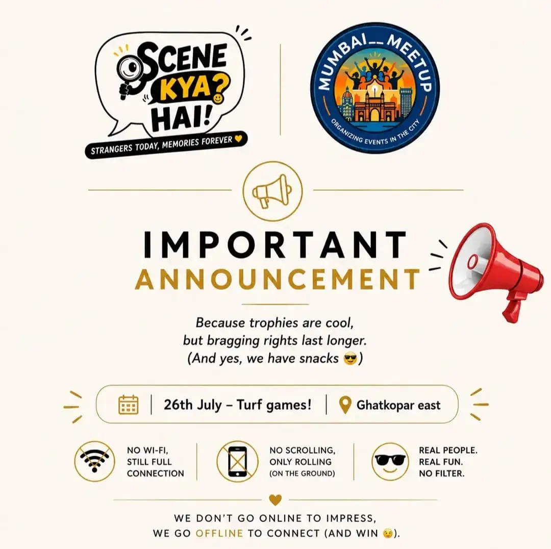 SCENE KYA HAI ├Ч Mumbai Meetup тАФ Turf Games, Ghatkopar East