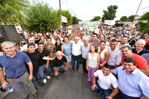 Jaldo supervisó las obras de la ruta 329 junto a intendentes del sur provincial