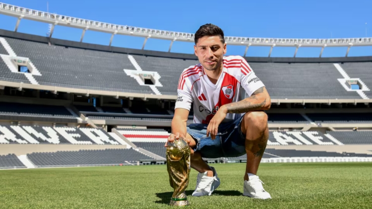 Un campeón del mundo regresa al club de sus amores: Gonzalo Montiel jugará en River
