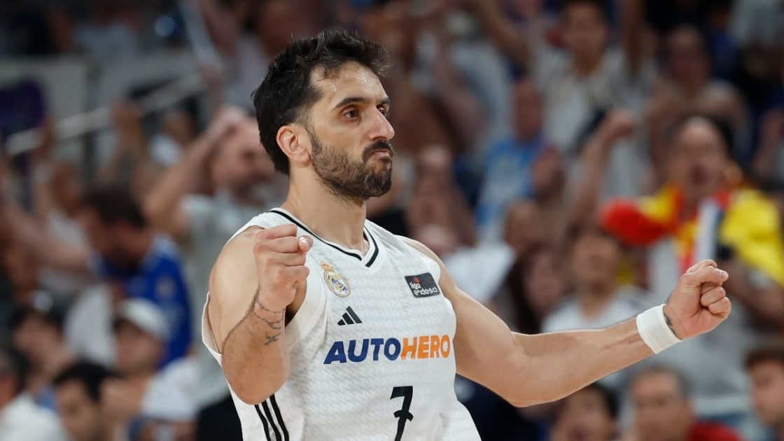Facundo Campazzo brilló en la final y volvió a coronarse campeón con el Real Madrid