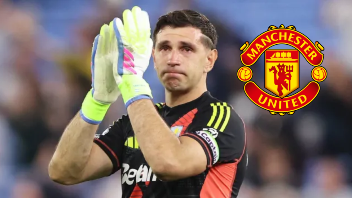 Dibu Martínez, en el centro de la escena: tensión entre Aston Villa y Manchester United por su futuro