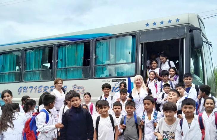 Escuelas rurales de Chicligasta ya cuentan con servicio de ómnibus gratuito