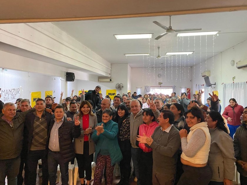 "Patria o Milei": Manzur y Noguera instaron al triunfo del PJ en un acto del Movimiento de Unidad Popular