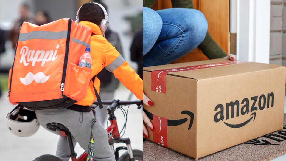 Amazon adquiere parte de Rappi