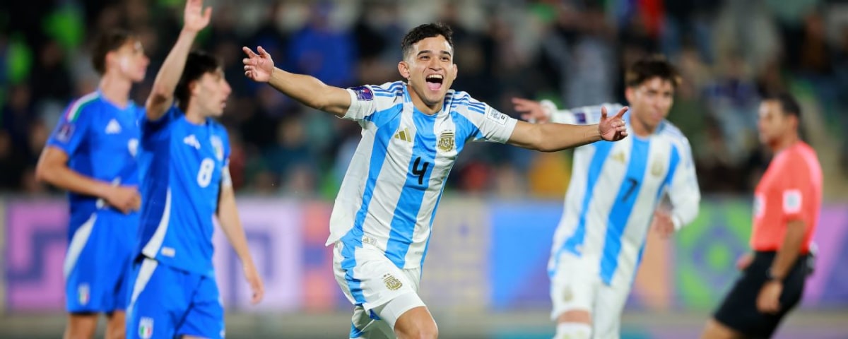 Argentina Sub-20 cerró la fase de grupos con puntaje ideal y un golazo de Gorosito
