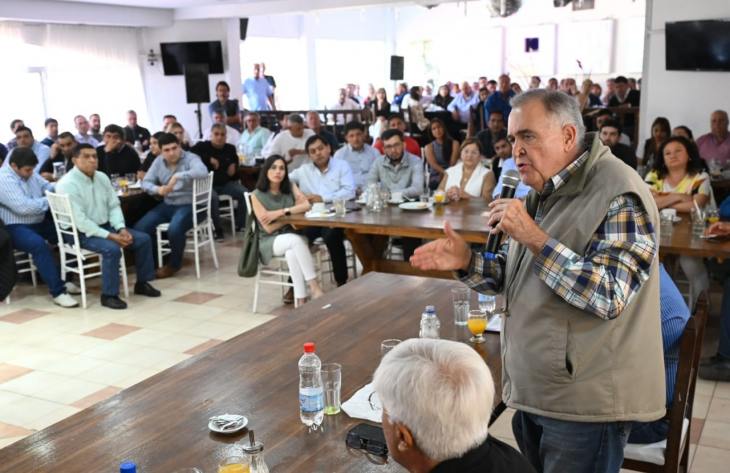 Jaldo defendió el rol de los delegados comunales y reafirmó su apoyo ante las críticas por el uso de fondos