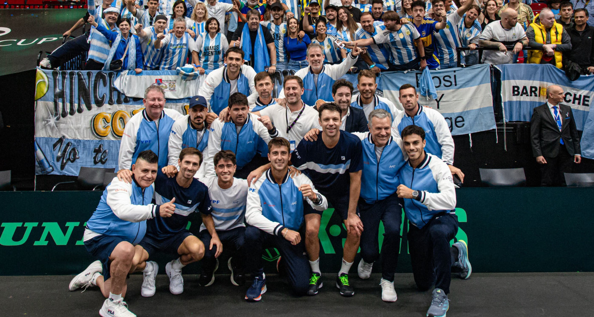 Argentina tiene equipo confirmado para disputar las Finales de la Copa Davis