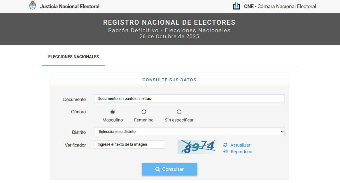 Dónde voto mañana