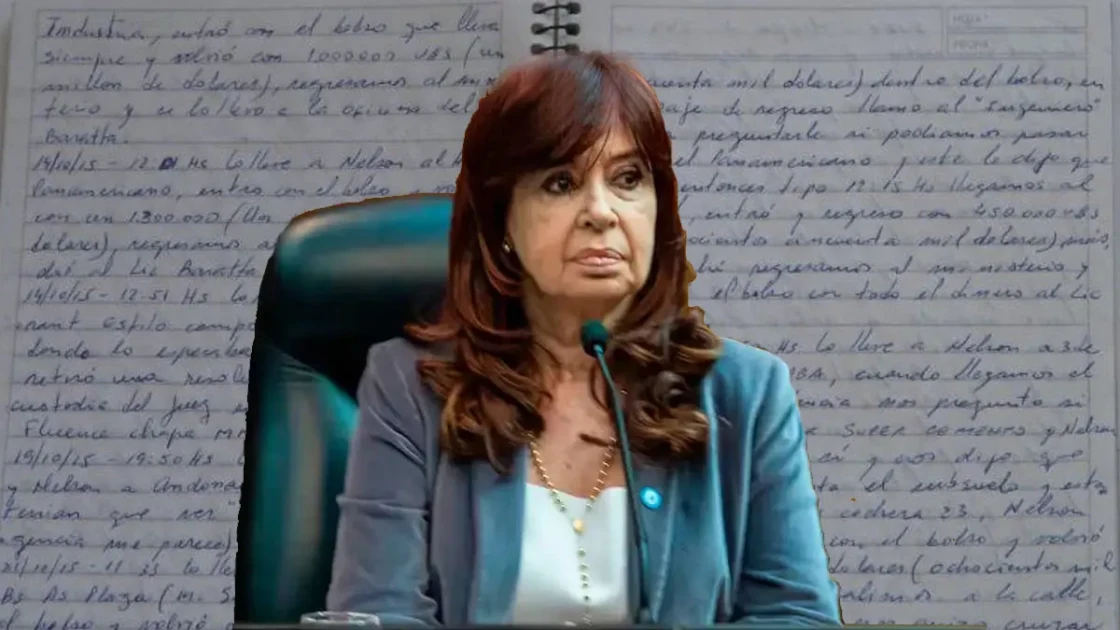 Antes de una nueva audiencia, Cristina insistió en que los cuadernos son “truchos”
