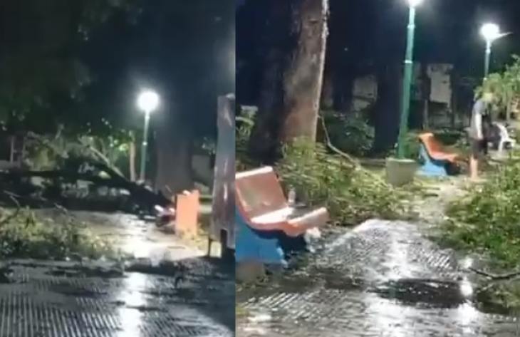 Trancas sufrió un violento temporal y trabaja para asistir a los damnificados