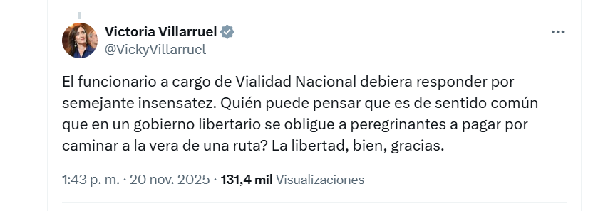 Victoria Villarruel on X