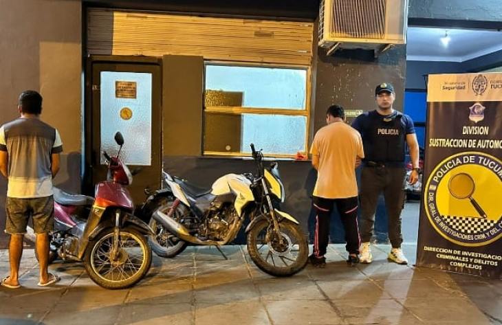 Dos jóvenes quedaron aprehendidos por manejar vehículos denunciados como robados
