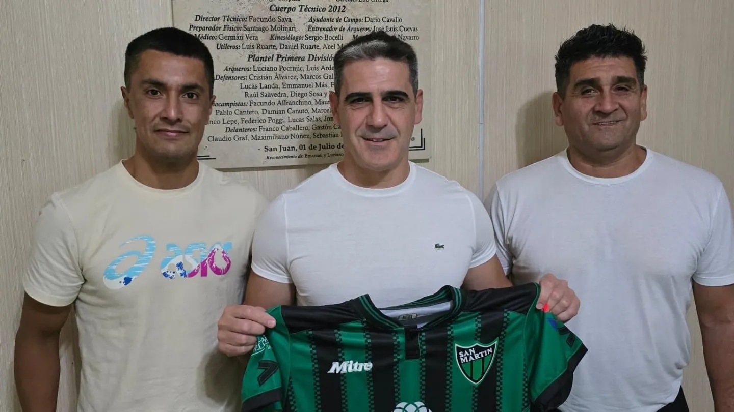 El ex DT del "Ciruja" vuelve al ruedo: asumió en San Martín de San Juan