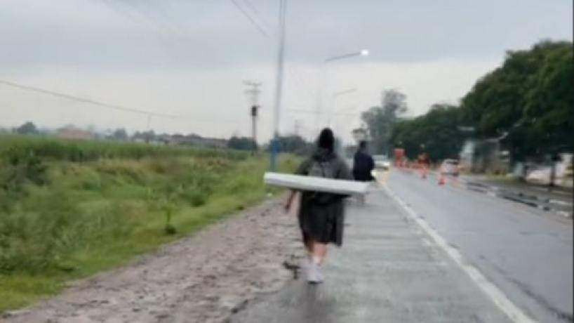 Peregrina tucumana comparte su travesía hacia Catamarca en TikTok