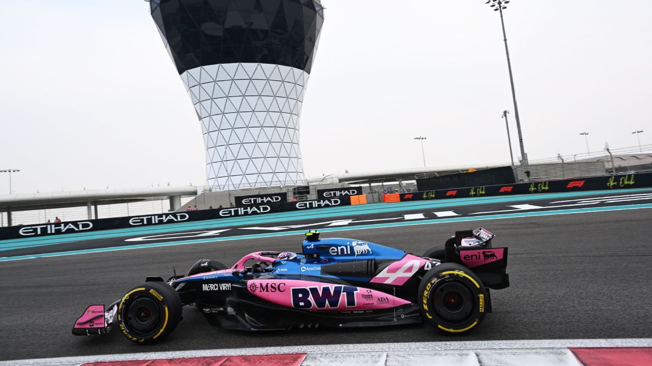 Colapinto mostró evolución en las prácticas del GP de Abu Dhabi 