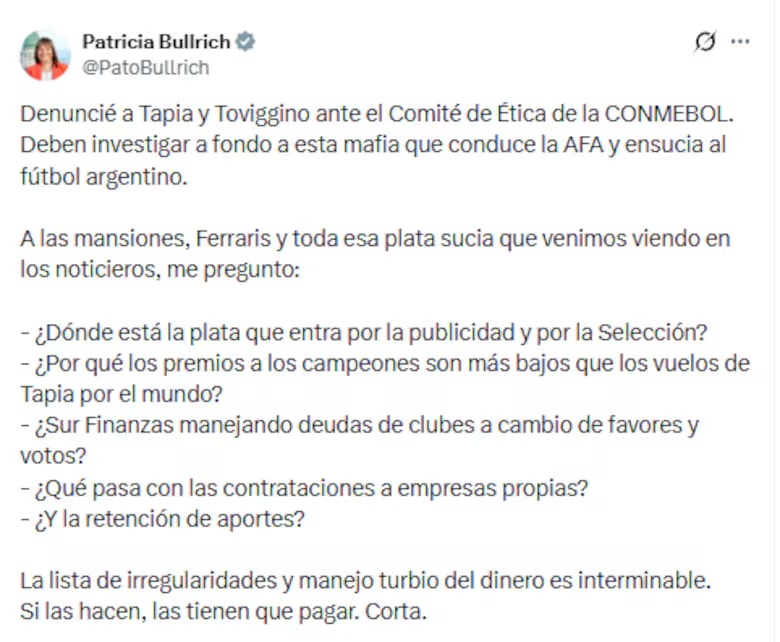 el-posteo-de-bullrich-sobre-la-denuncia-a-claudio-BSSRIIA3CRDZREMP6BUBT77YC4.avif el-posteo-de-bullrich-sobre-la-denuncia-a-claudio-BSSRIIA3CRDZREMP6BUBT77YC4.avif