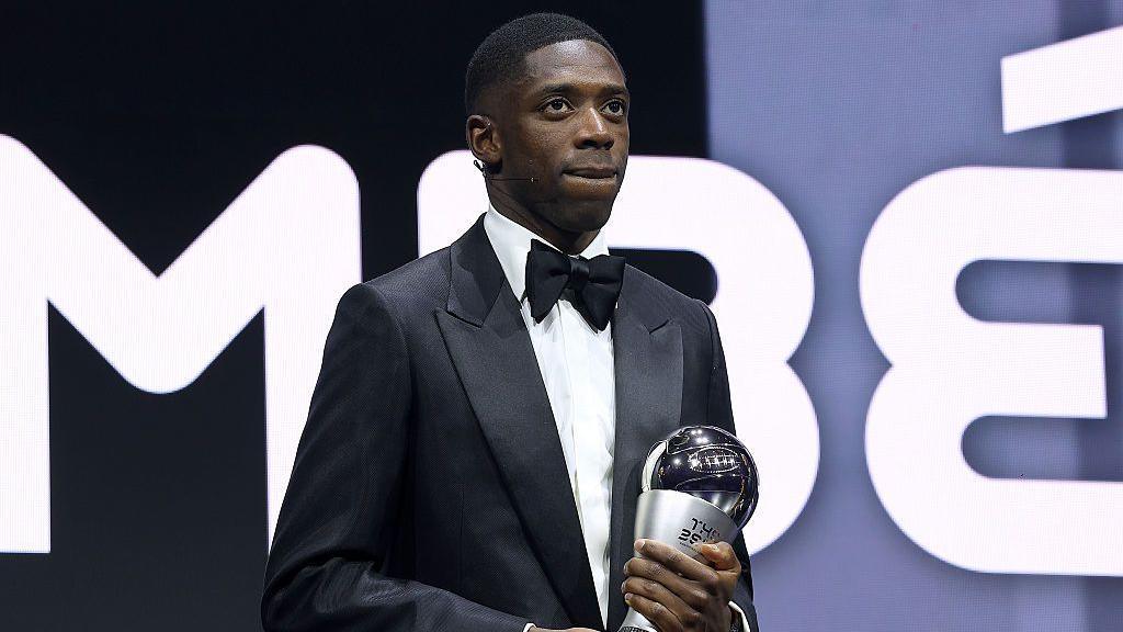 Dembélé fue elegido como el mejor futbolista del mundo en los The Best 2025