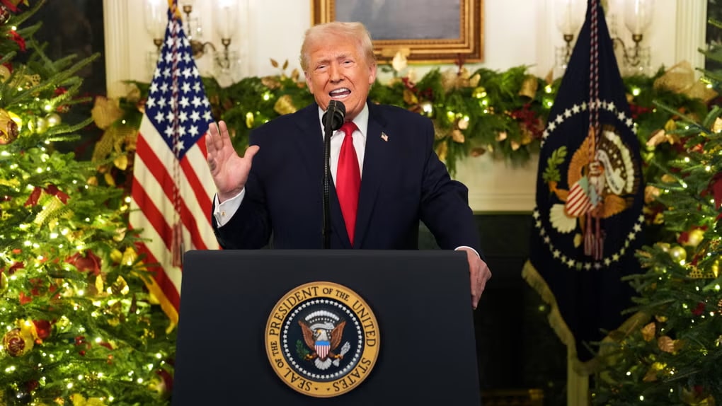 Trump destacó logros económicos pese a datos oficiales y encuestas desfavorables