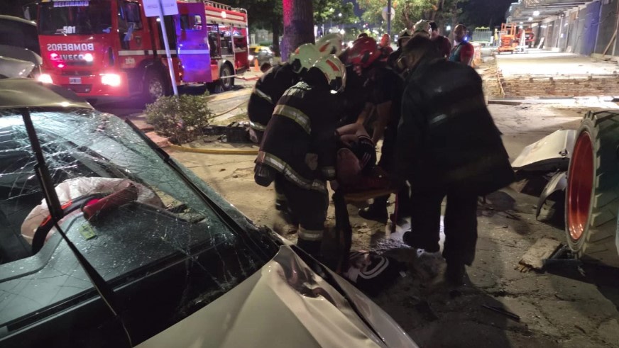 Navidad marcada por múltiples choques y heridos en la Ciudad de Bs As