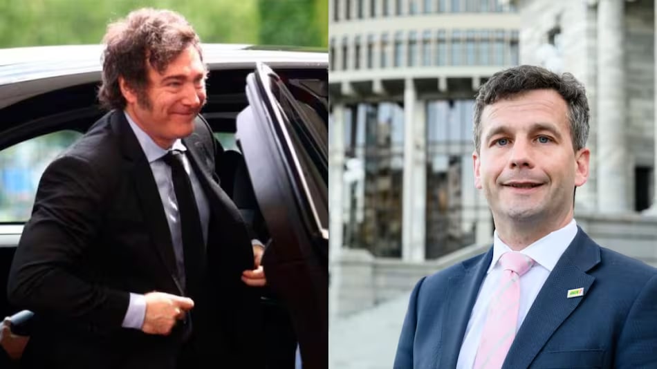 Javier Milei recibe al viceprimer ministro de Nueva Zelanda en la Casa Rosada