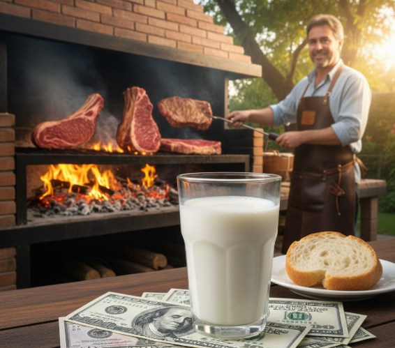 El consumo de carnes y leche volvió a crecer con fuerza en 2025