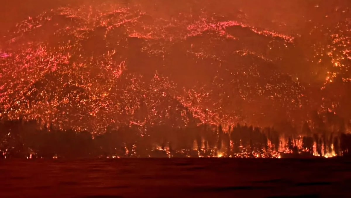 Fuego provocado en Chubut: el gobernador prometió castigo ejemplar