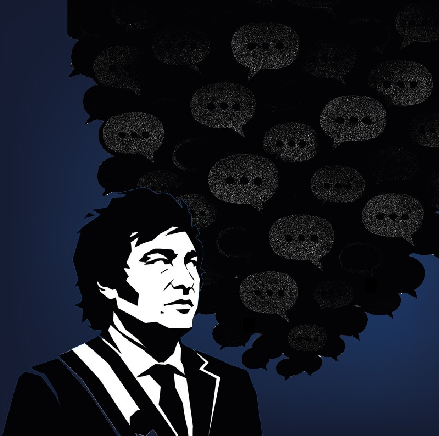 El insulto como estrategia: un análisis de 113.000 posteos del presidente Milei