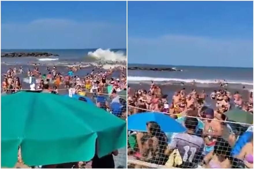 Un mini tsunami causó un muerto y decenas de heridos en la Costa Atlántica