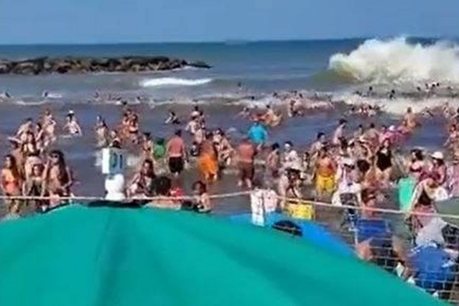 Un turista tucumano fue hospitalizado por un síncope tras el "meteotsunami" en Santa Clara del Mar