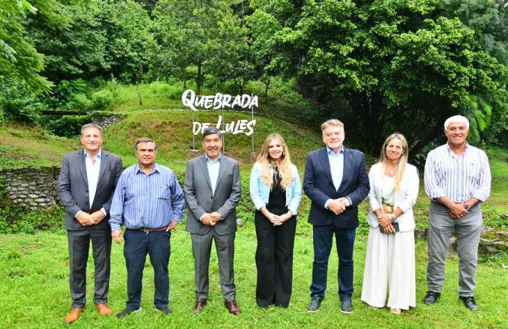 Acevedo destacó la recuperación de la Quebrada de Lules como nuevo polo turístico de Tucumán
