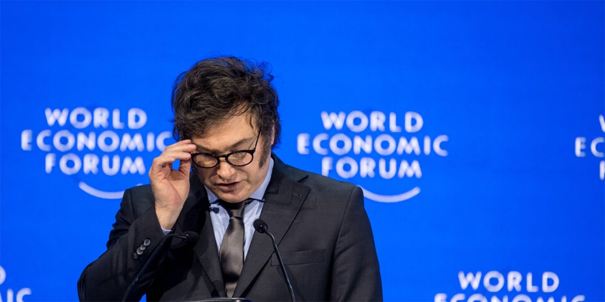 Milei en Davos: “El capitalismo de libre comercio es el único sistema justo”