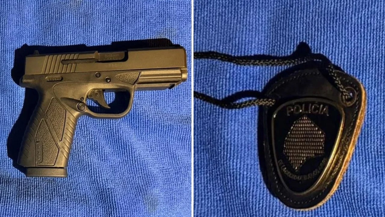 Detuvieron en Villa Pueyrredón a un ciudadano italiano armado con una placa policial falsa