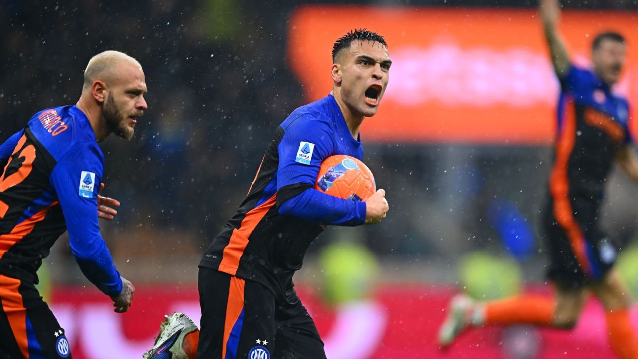 Lautaro Martínez encendió la reacción y el Inter convirtió un susto en goleada