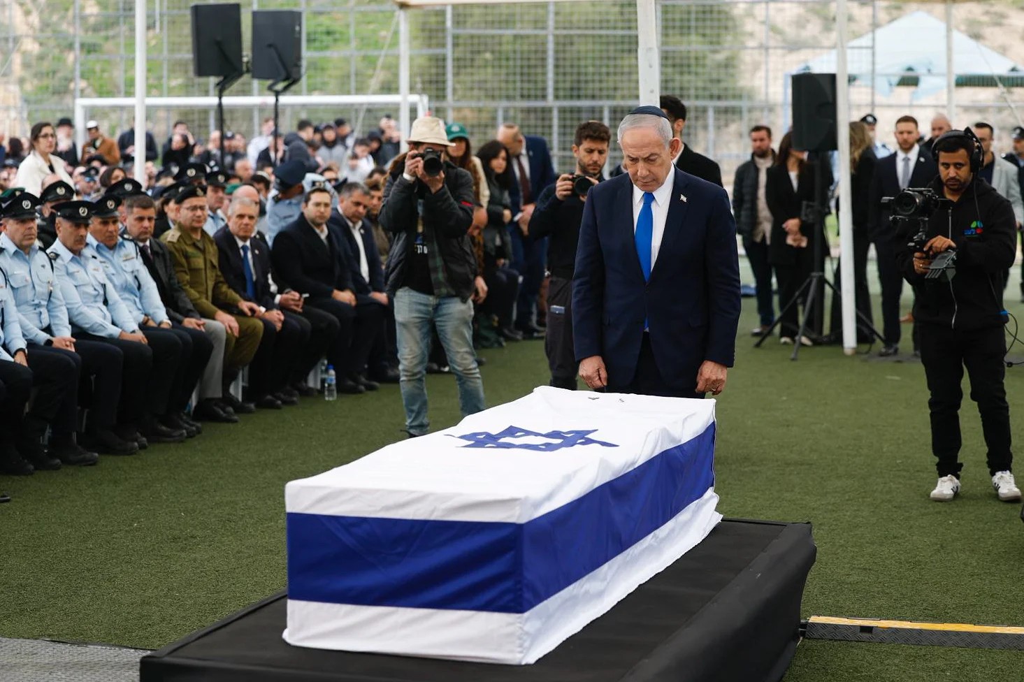 En el funeral de Ran Gvili, Netanyahu promete desmantelar a Hamás y honrar el legado del último rehén asesinado