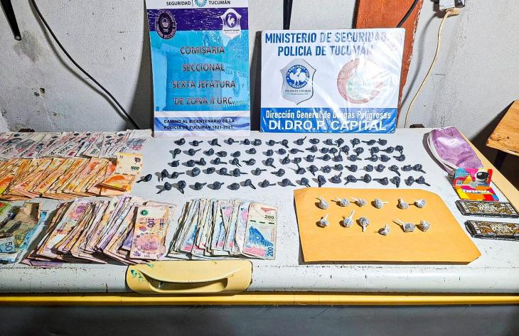 Allanamiento en La Bombilla: secuestran marihuana y más de $200 mil