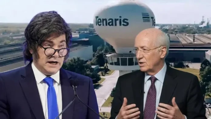 Milei redobla la apuesta y vuelve a confrontar a Paolo Rocca por el conflicto en Vaca Muerta