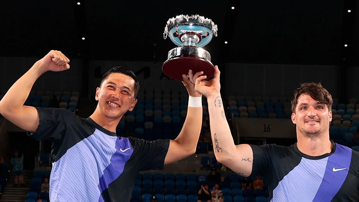 Gustavo Fernández alcanzó su décima corona de Grand Slam en Australia