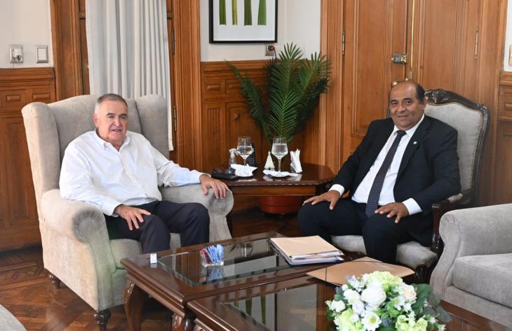 Jaldo recibió a Roberto Moreno y avanzaron en obras y proyectos para Trancas