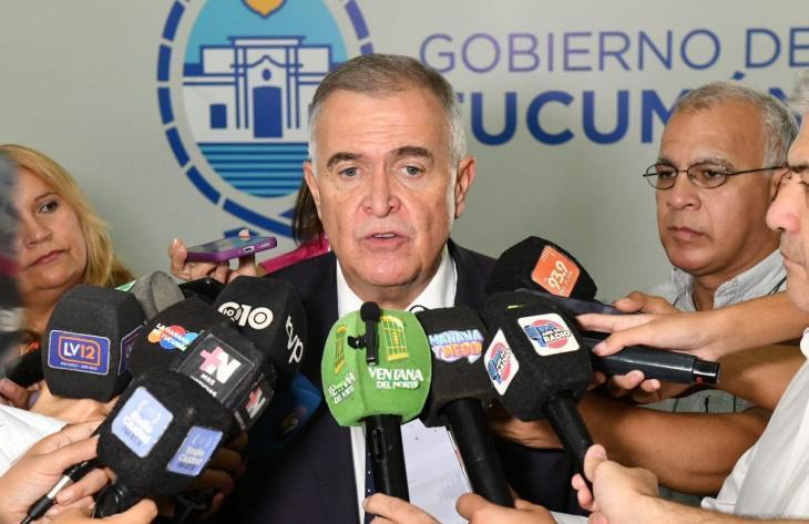 Jaldo alertó sobre la pérdida de $400 mil millones para Tucumán en la era Milei y advirtió que el diálogo "tiene un límite"