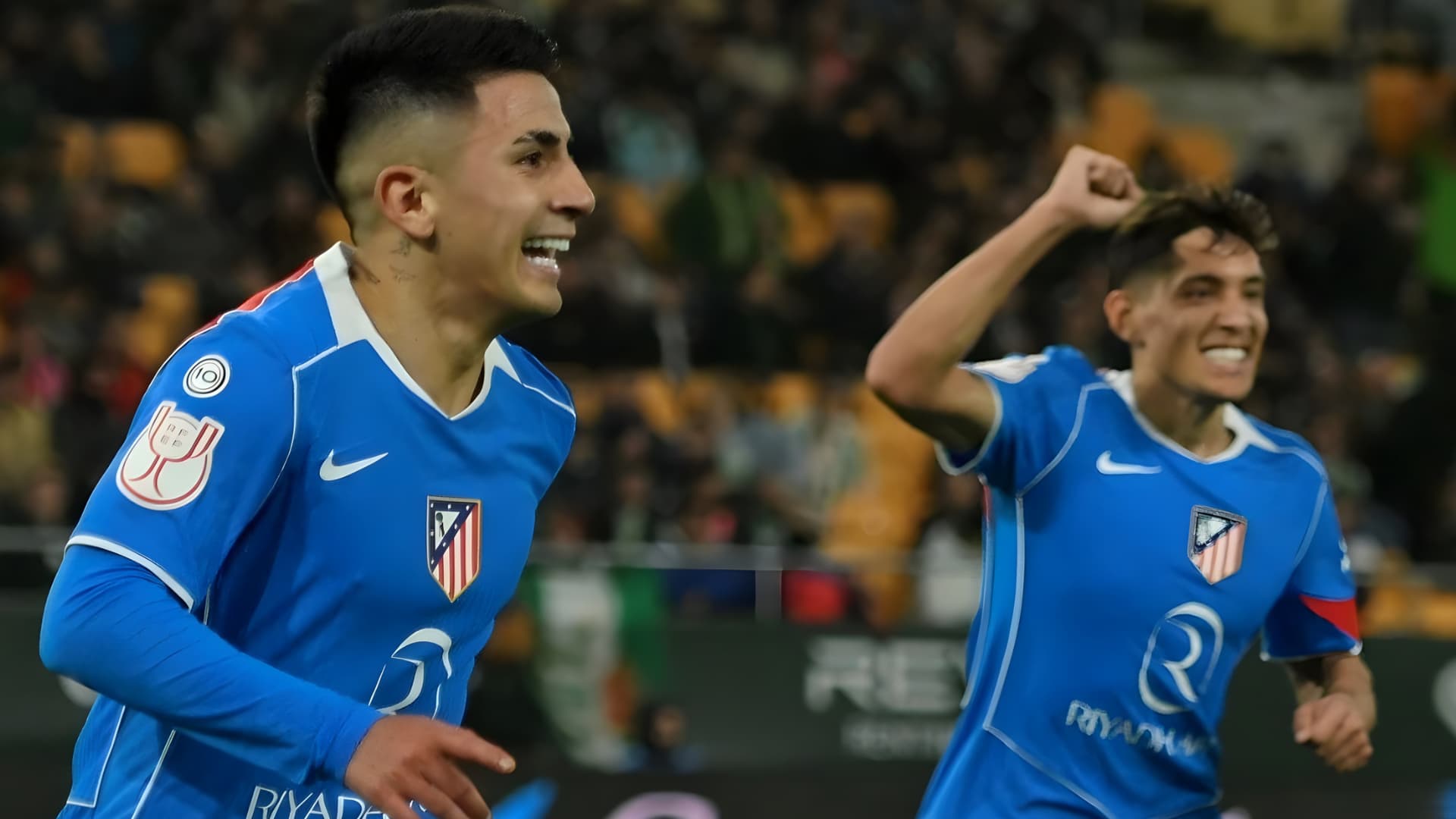 Thiago Almada cerró la goleada y llevó al Atlético Madrid a semifinales
