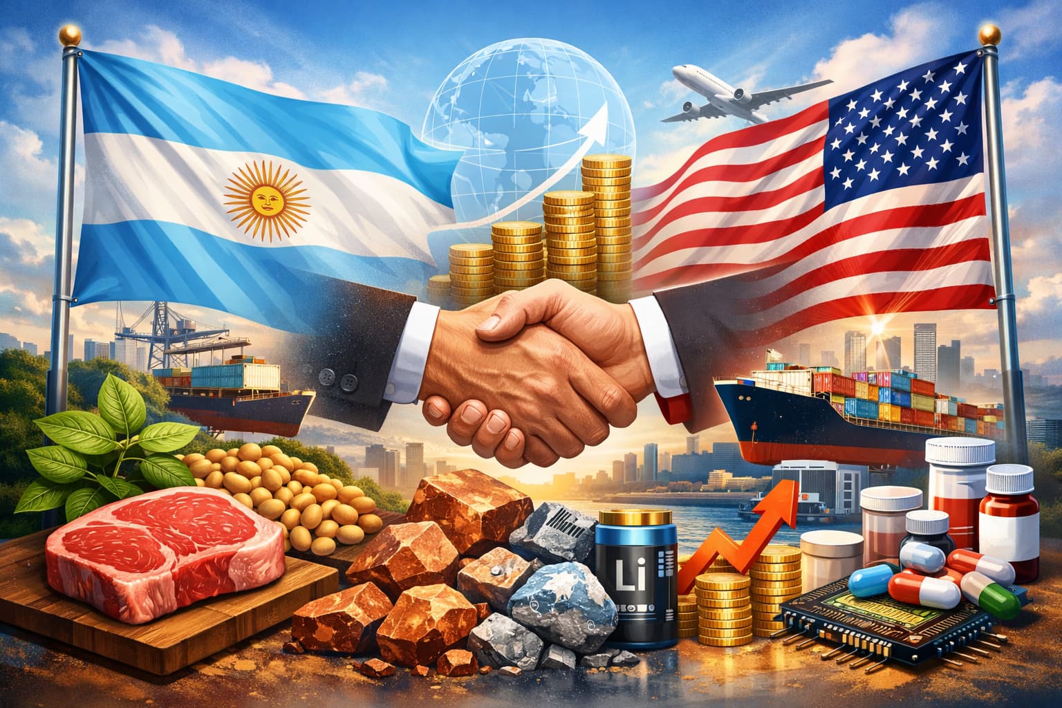 Más carne, menos trabas y comercio digital: los ejes del nuevo pacto Argentina–Estados Unidos