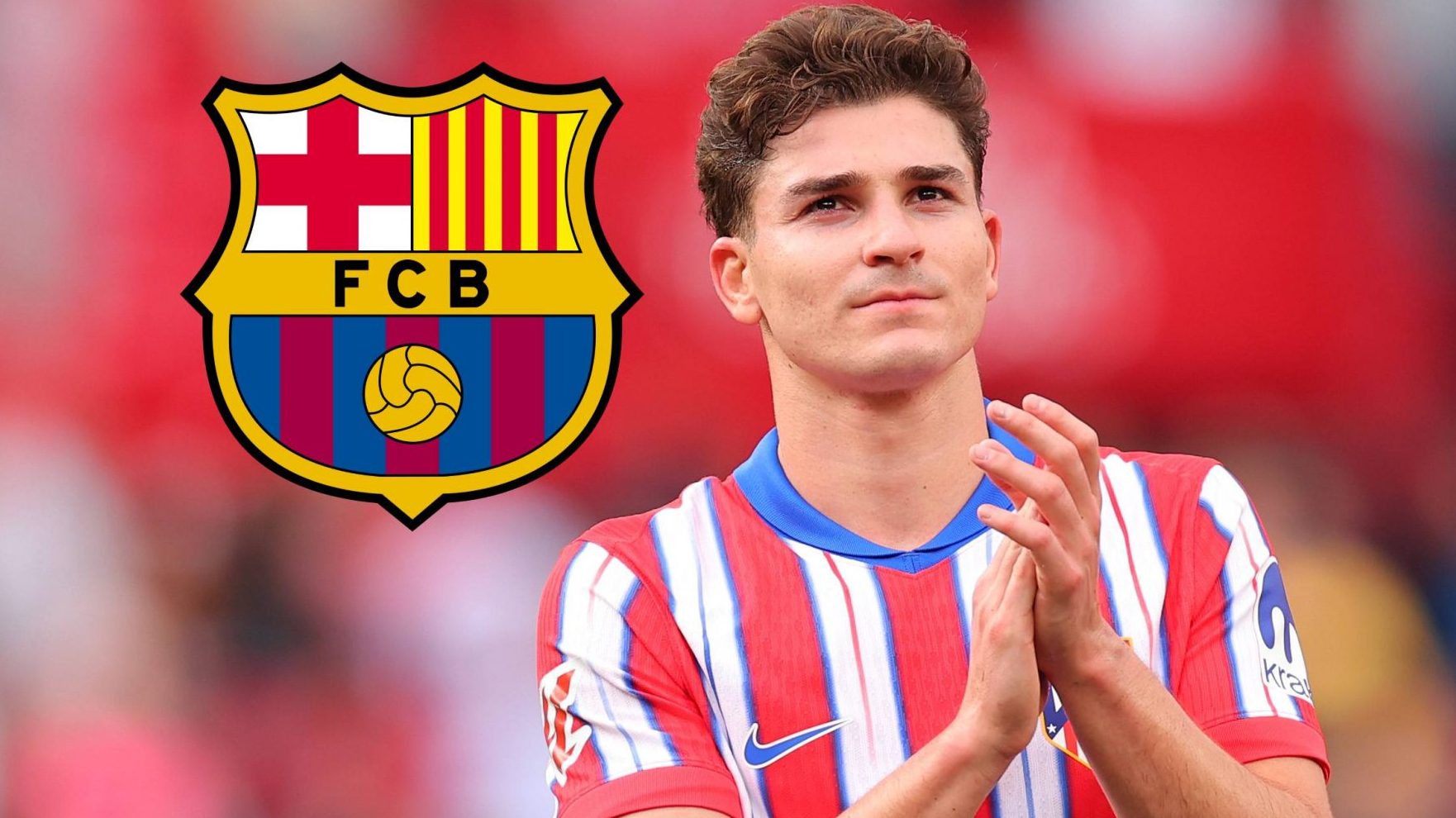 Julián Álvarez, entre la sequía goleadora y el deseo del Barcelona