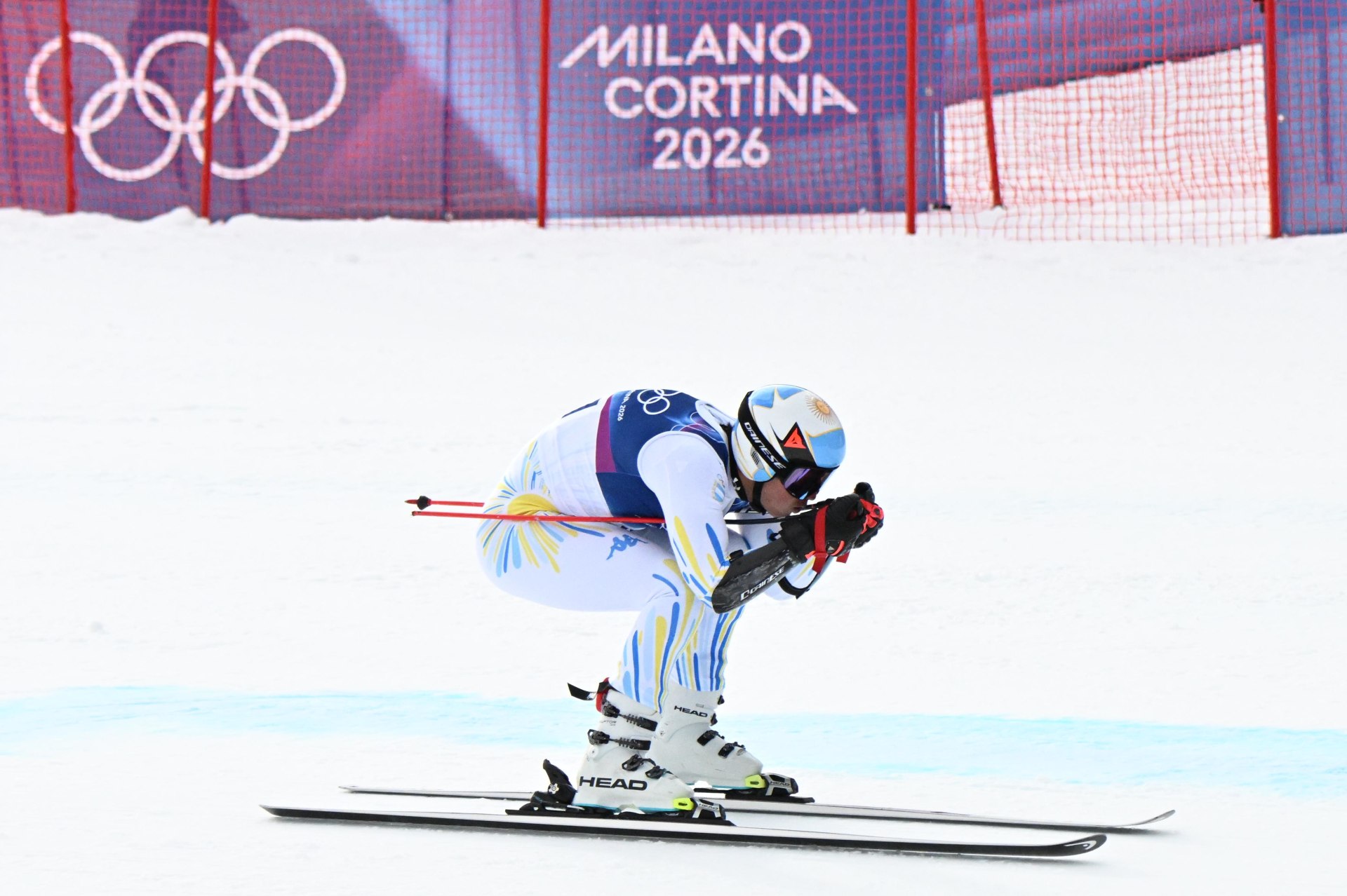 Tiziano Gravier hizo su debut olímpico con una histórica actuación en esquí alpino